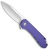 CIVIVI Knives CIVIVI Elementum Knife C907V - Satin D2 Drop Point - Purple G10 - Liner Lock Flipper Folder -knifecenter shop WE C907V OPEN FRONT