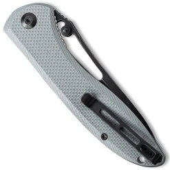 CIVIVI Knives CIVIVI Picaro C916C - Black Stonewash D2 Drop Point - Gray G10 - Liner Lock Folder -knifecenter shop WE C916C FRONT CLOSED